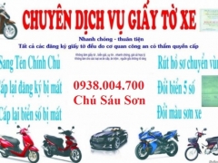 Dịch Vụ Sang Tên Xe Chính Chủ